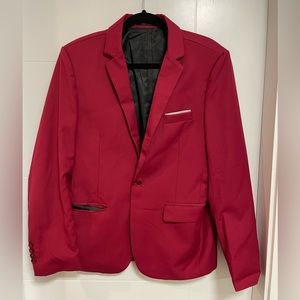 Red formal blazer, size US medium